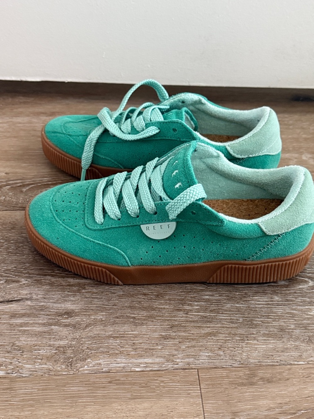 Reef Women's Teal Lay Day Seas Sneakers - Picture 3 of 3